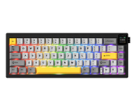 Ajazz AK650 Dream Weaver Switch Black Gray Yellow RGB z ekanem - 1536355 - zdjęcie 1